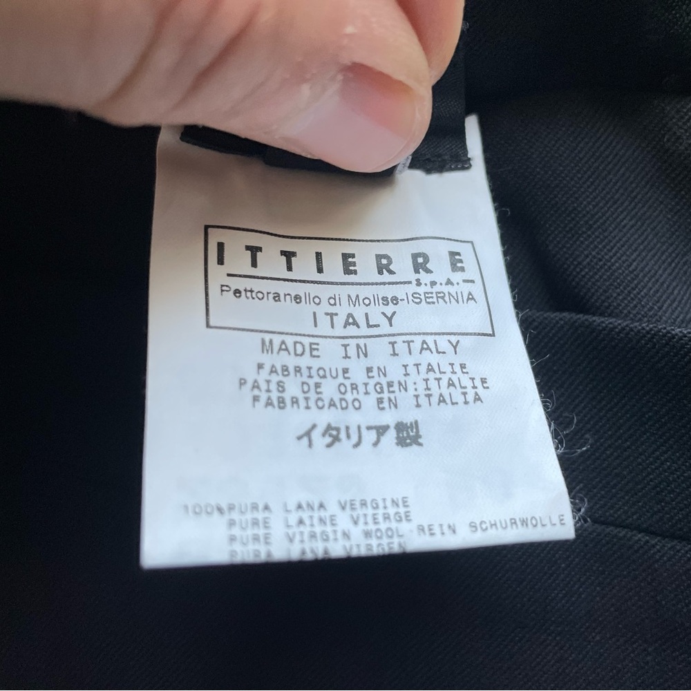 DOLCE & GABBANA Solid Black High-Low Skirt - Picture 7 of 9